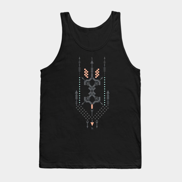 Boho Totem Tank Top by ePixels